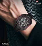  ĐỒNG HỒ TOPHILL TUT002G.PB8658 Nam Máy automatic Sapphire 5ATM 