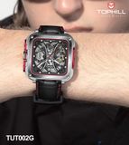  ĐỒNG HỒ TOPHILL TUT002G.PB1658 Nam Máy automatic Sapphire 5ATM 