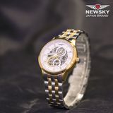  ĐỒNG HỒ NEWSKY NS8001G.S02 Nam máy automatic Kính sapphire Size 41mm 5ATM 