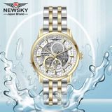  ĐỒNG HỒ NEWSKY NS8001G.S02 Nam máy automatic Kính sapphire Size 41mm 5ATM 