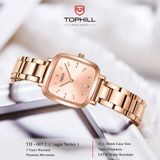  ĐỒNG HỒ TOPHILL TH005L.S3552 Nữ Máy quartz Kính sapphire Size 26x27mm 3ATM 