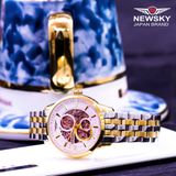  ĐỒNG HỒ NEWSKY NS8001G.S02 Nam máy automatic Kính sapphire Size 41mm 5ATM 