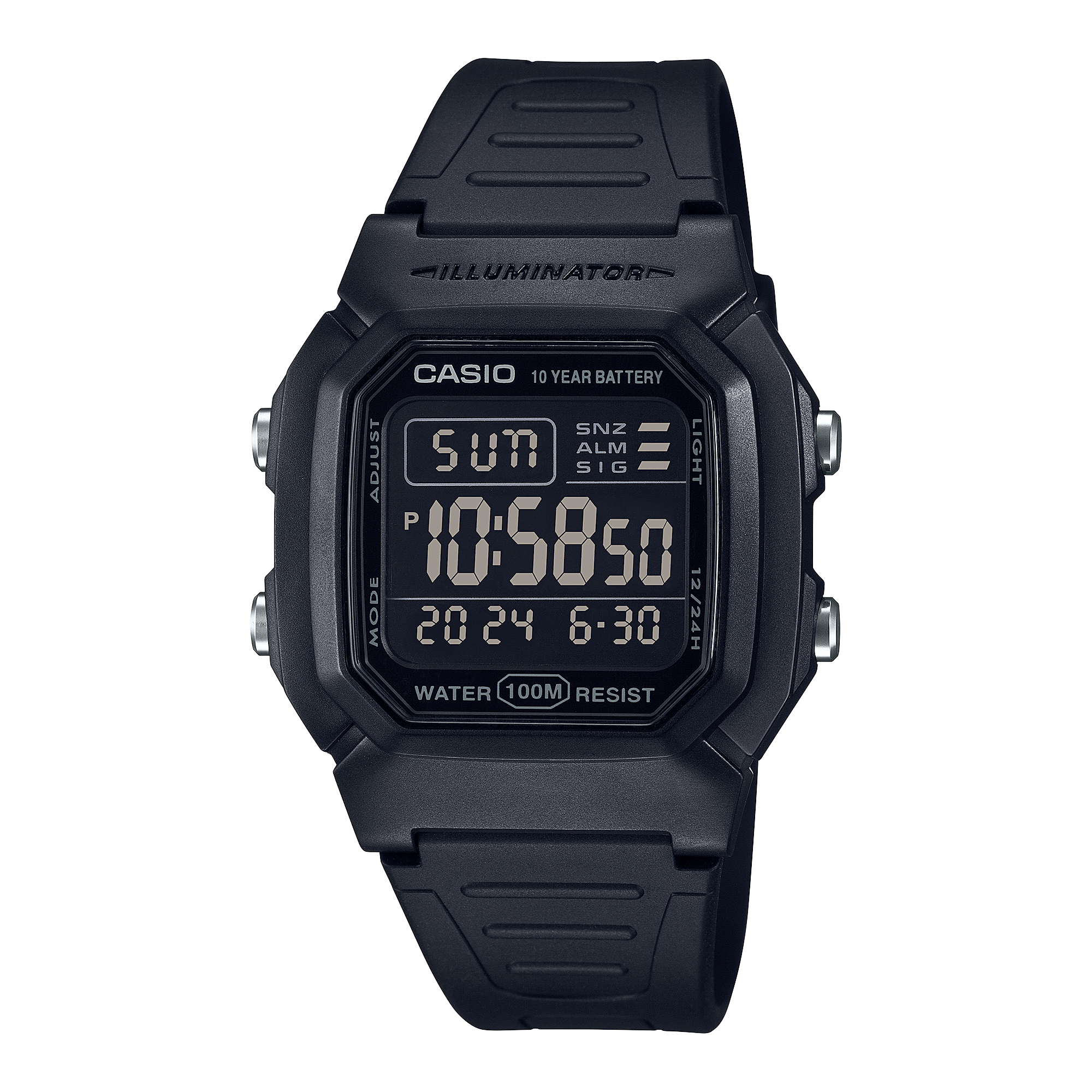  ĐỒNG HỒ NAM CASIO W-800H-1BVDF 