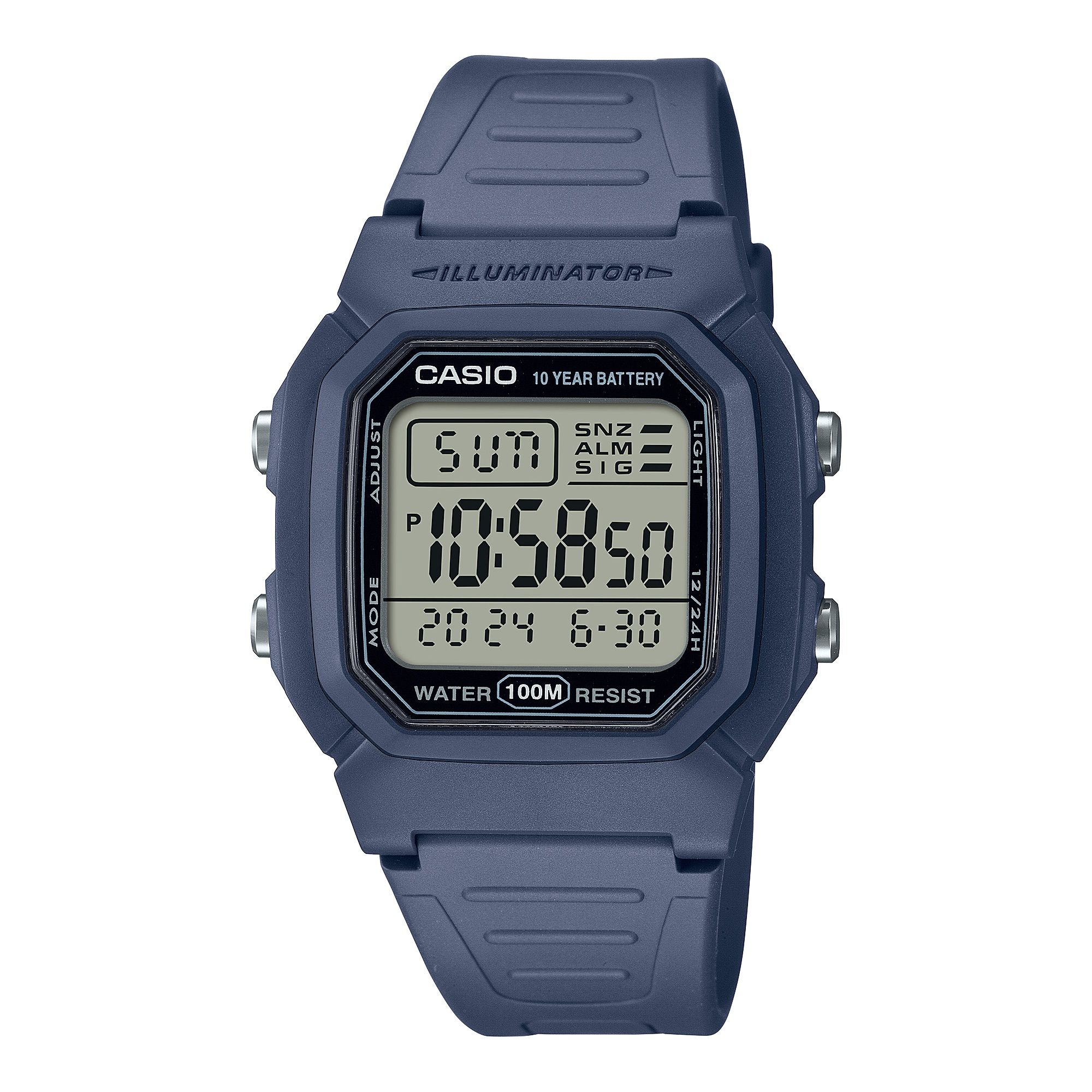  ĐỒNG HỒ NAM CASIO W-800H-2AVDF 