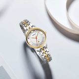  ĐỒNG HỒ TOPHILL TE058L.S6238 Nữ Máy automatic Dây thép 316L Kính sapphire 5ATM 
