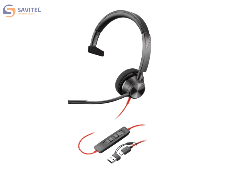  Tai nghe UC có dây Blackwire 3300 Series 