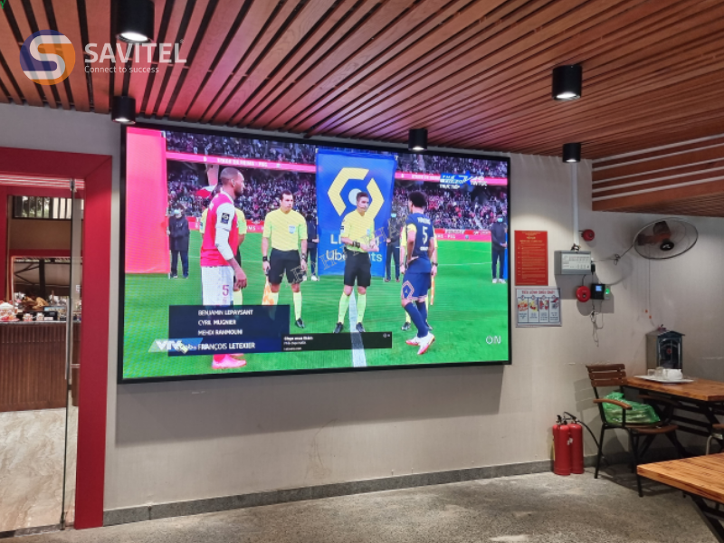  Màn hình LED quán Cafe trong nhà, ngoài trời 
