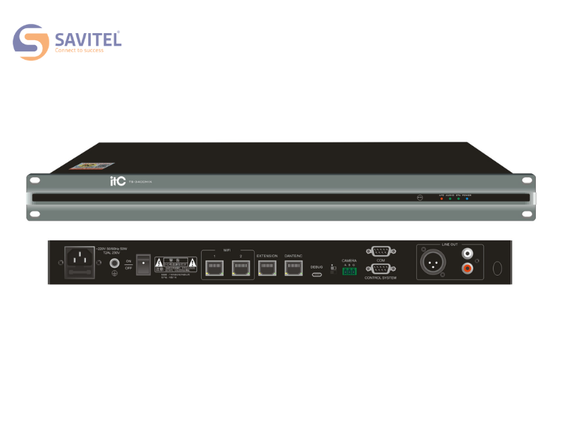  ITC TS-3400MIX – Bộ xử lý âm thanh ITC 