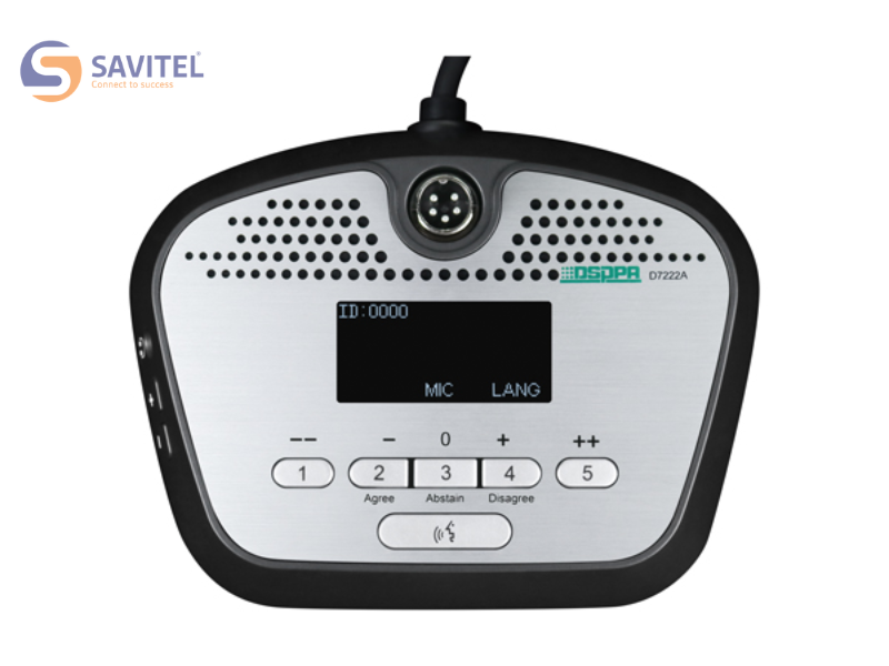  Micro hội nghị để bàn DSPPA D7222A 