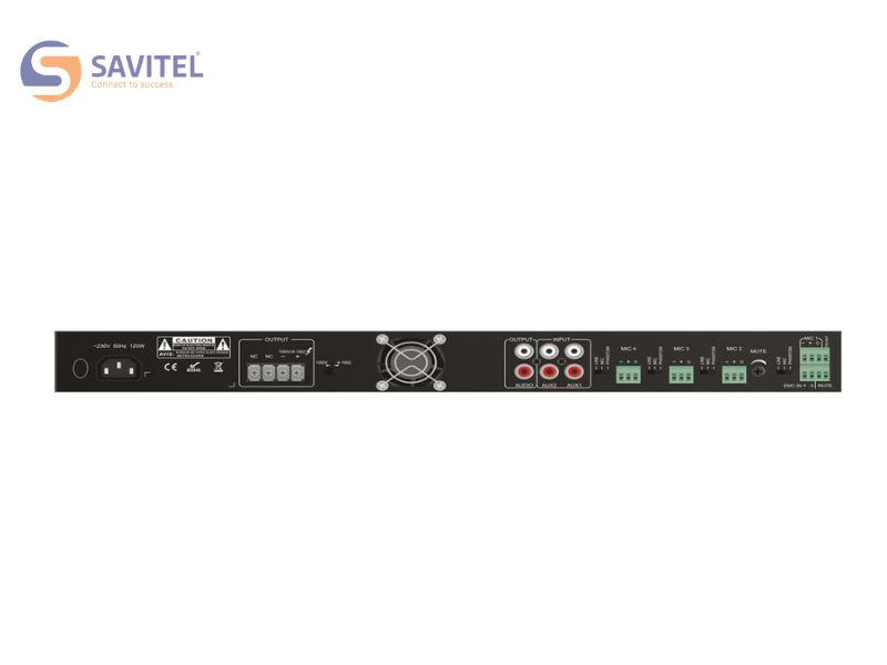  Amply ITC T-B350DTB liền mixer công suất 350W (MP3, Tuner, Bluetooth) 