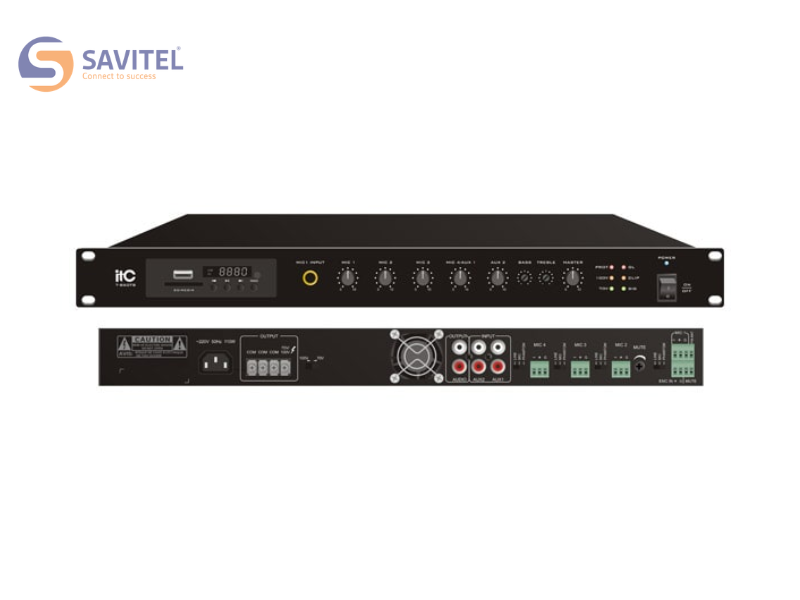  Amply ITC T-B120DTB liền Mixer công suất 