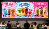 Màn hình LED quán Cafe trong nhà, ngoài trời 