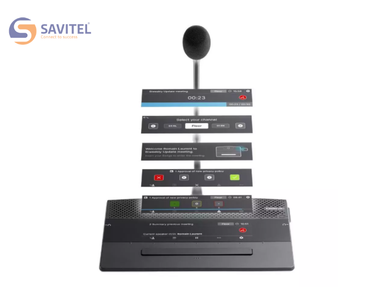  Televic Confidea FLEX Mike Micro hội nghị để bàn 