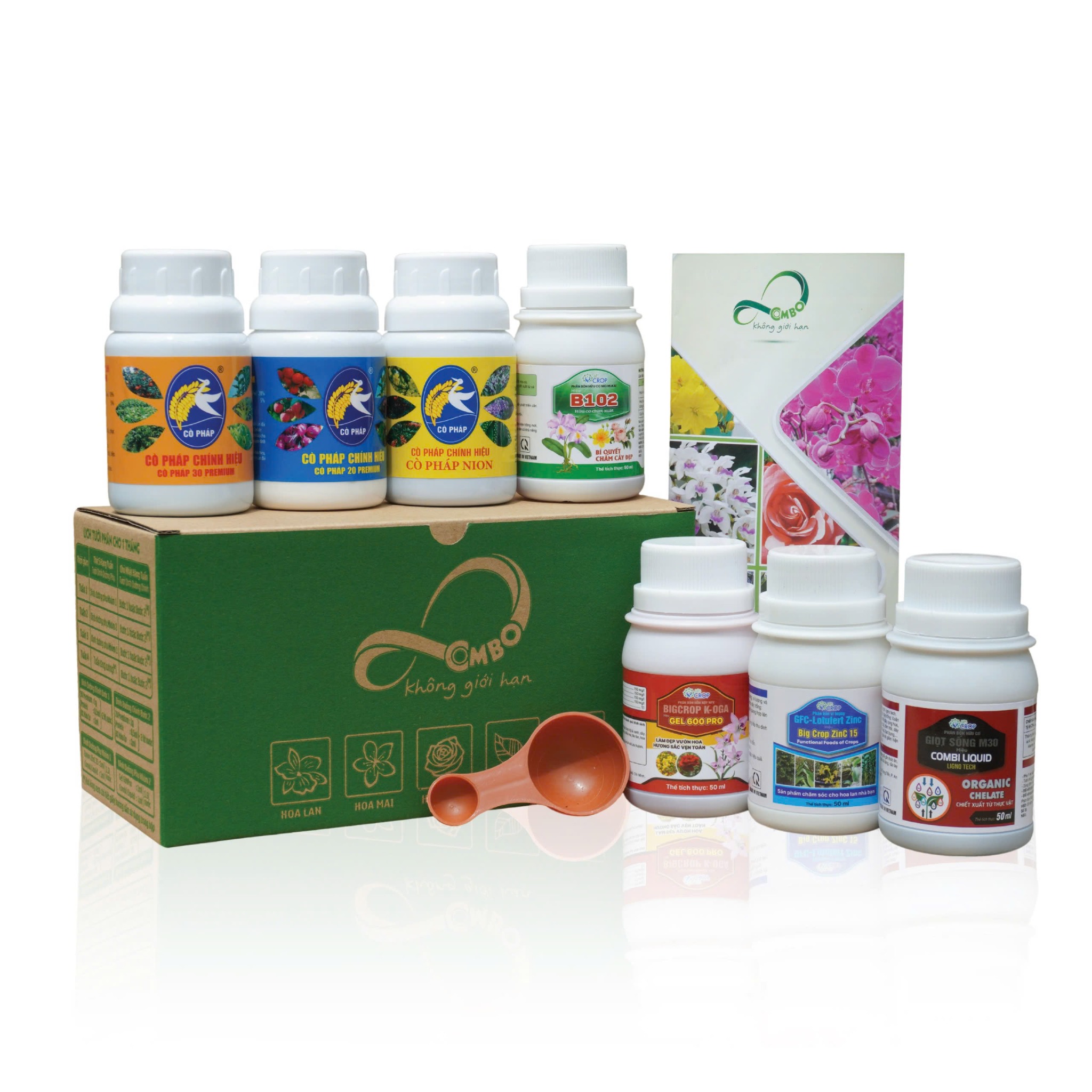 Combo 8 Premium (50ml) - Giải Quyết Các Vấn Đề Chăm Sóc Lan