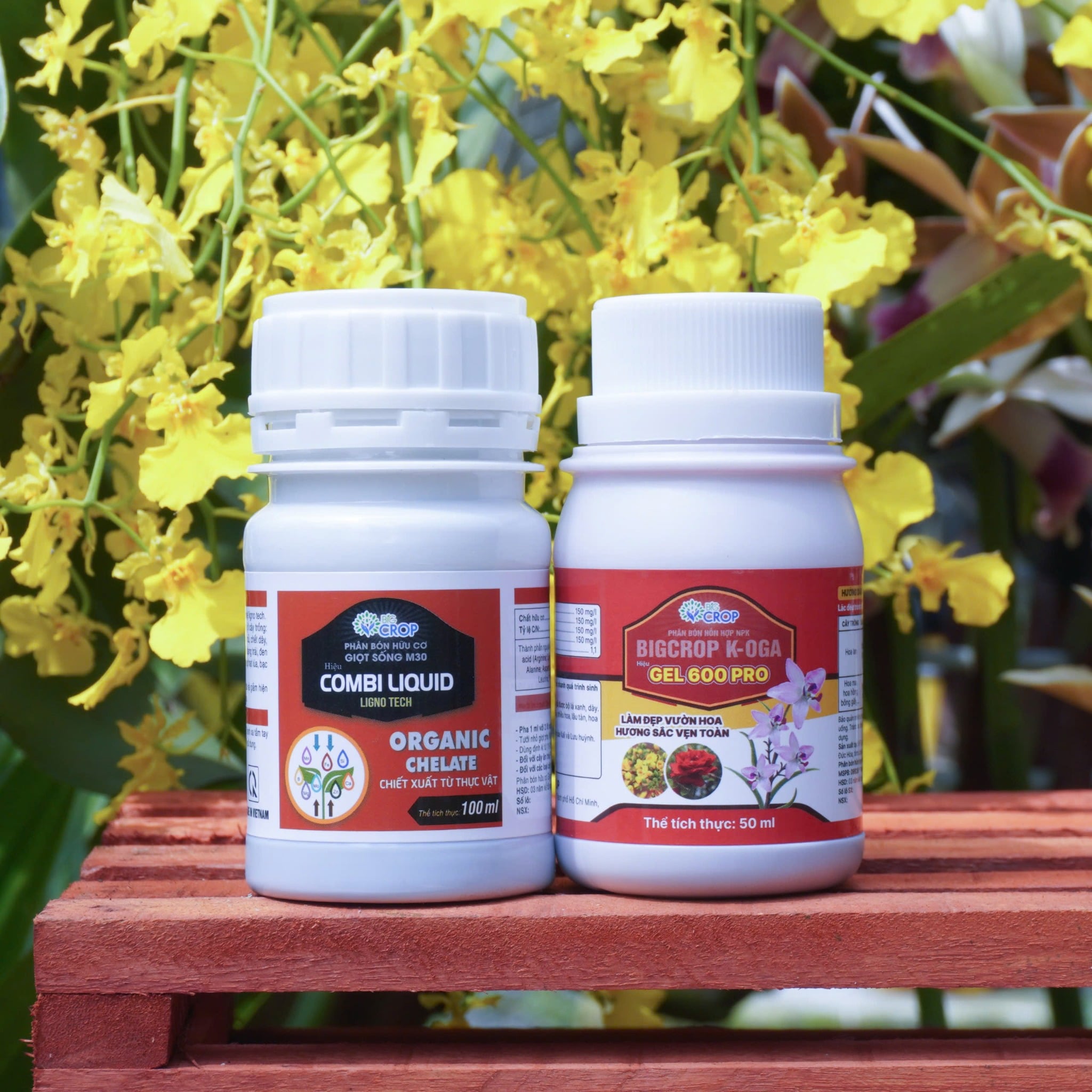 Hỗ Trợ Cây Ra Hoa Tự Nhiên - Dinh Dưỡng Phụ - Nhóm 2 Combo 8 Premium (100ml)