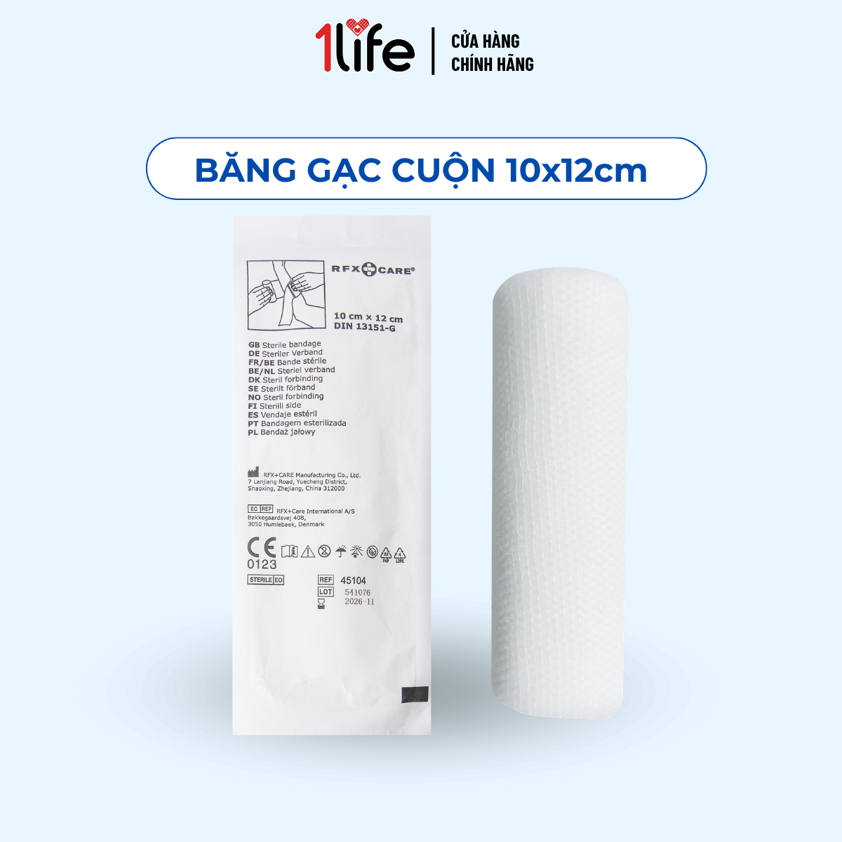  BĂNG GẠC CUỘN 10X12CM 