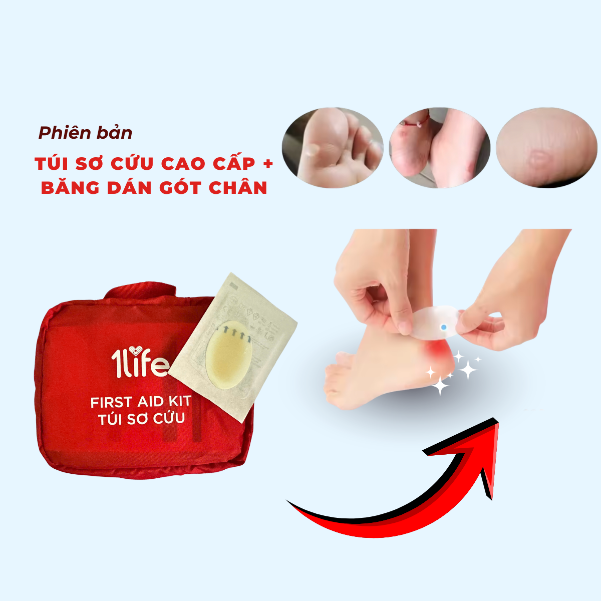  Túi Sơ Cứu Cao Cấp Du Lịch Thể Thao - Premium First Aid Kit for travelers 