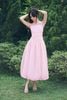 Đầm midi tùng bí - Hồng - D0736