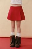  Chân váy mini xếp ly - Đỏ - S0303 