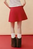  Chân váy mini xếp ly - Đỏ - S0303 
