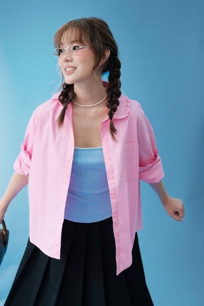  Áo sơmi viền bèo - T1121 