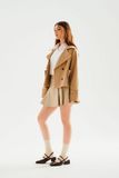  [Beige Nhạt] Trench coat dáng lửng - Beige - T1012 