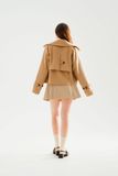  [Beige Nhạt] Trench coat dáng lửng - Beige - T1012 
