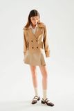  [Beige Nhạt] Trench coat dáng lửng - Beige - T1012 