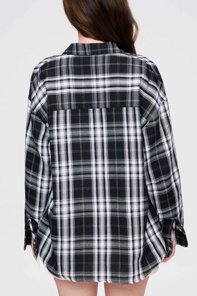  Sơ mi tay dài kẻ ô - T1026 