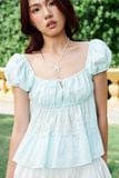  [PRE-ORDER] Áo nhún ngực dáng xoè - T1093 