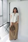  Quần kaki ống rộng - Nâu - Q0401 
