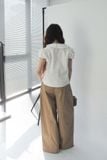  Quần kaki ống rộng - Nâu - Q0401 