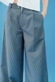  Quần ống rộng kẻ sọc - Navy - Q0403 