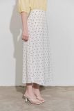  Chân váy lụa midi - Trắng - S0292 