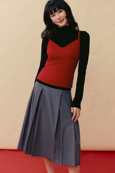  Áo hai dây cổ tim - T1164 