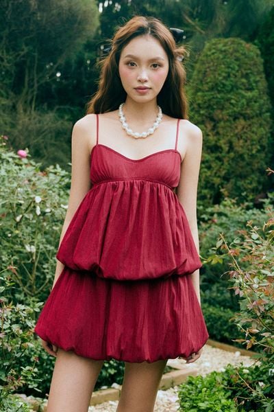  Áo hai dây dáng bi - Đỏ - T1170 