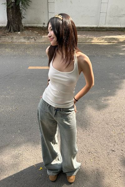  Áo thun cổ yếm hở lưng - T1174 