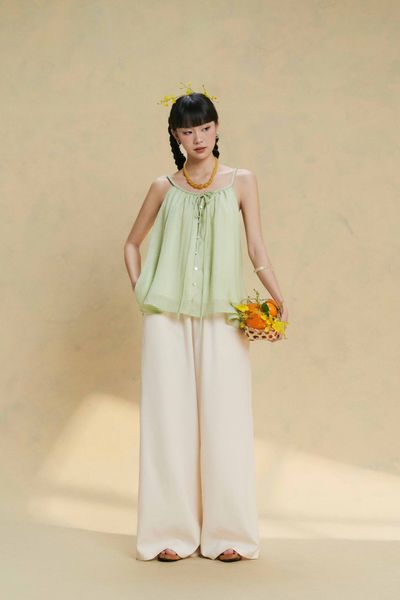  Quần ống suông lưng thun - Q0414 