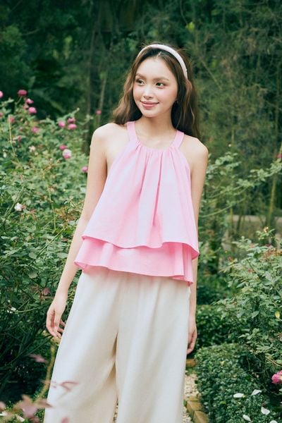 Áo yếm 2 tầng - Hồng - T1184 