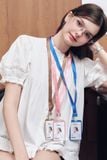  Áo kiểu tay phồng chiết ly - Trắng - T1199 