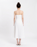  Đầm midi cúp ngực tùng bí - D0723 