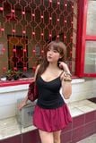  Áo hai dây cổ tim - T1164 