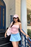  Chân váy xòe mini - Xanh biển - S0236 