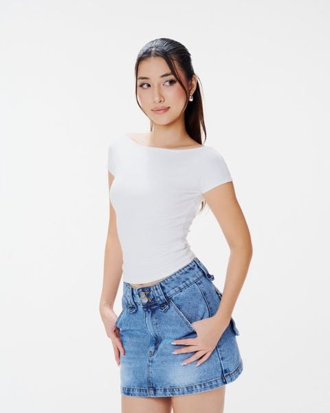  Áo thun tay ngắn cổ thuyền Macie - MC14 