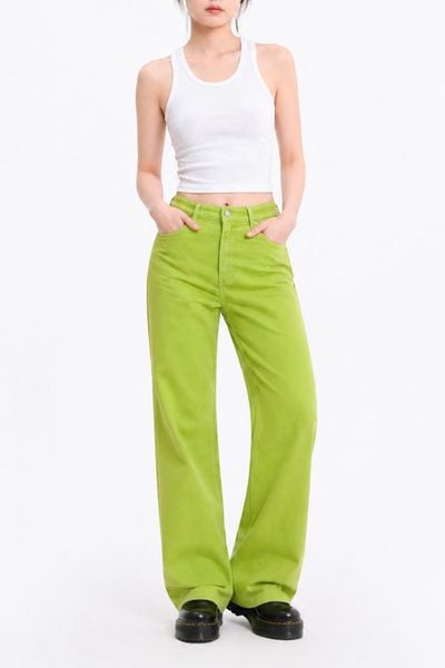  Quần jeans dài ống rộng - Q0282 
