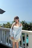  Áo thun cổ yếm hở lưng - T1174 