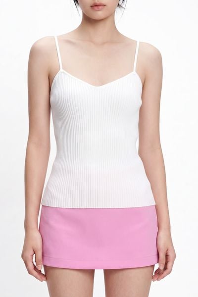  Áo dệt kim hai dây cổ tim - T0830 