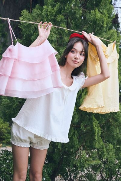  Áo tay phồng dáng rộng - T1191 