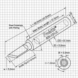 Đầu mỏ hàn Pro'skit 5SI-131-K ( cho SI-131B SI-253B ) 