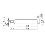  Đầu mỏ hàn Pro'skit 5SI-131-K ( cho SI-131B SI-253B ) 